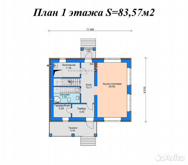 Альбом Проект дома - 152,4 м2