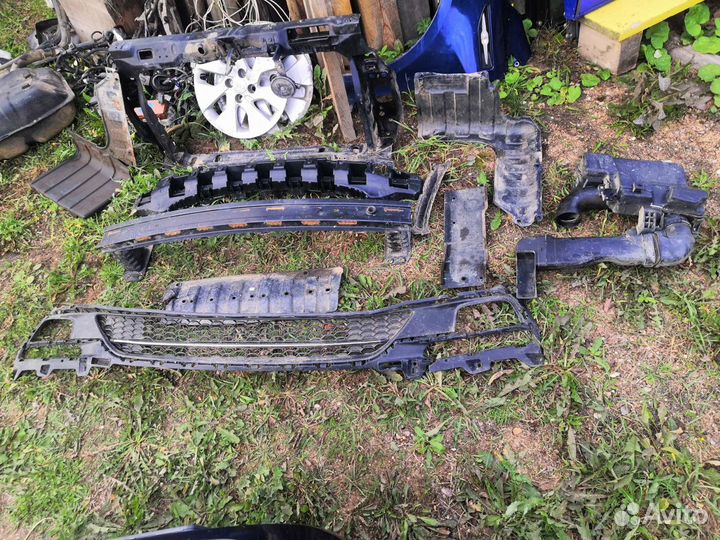 Решетка бампера переднего kia rio 3 рестайлинг