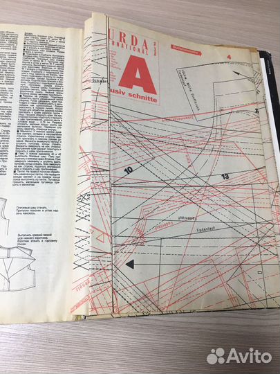 Журналы бурда 90-х годов