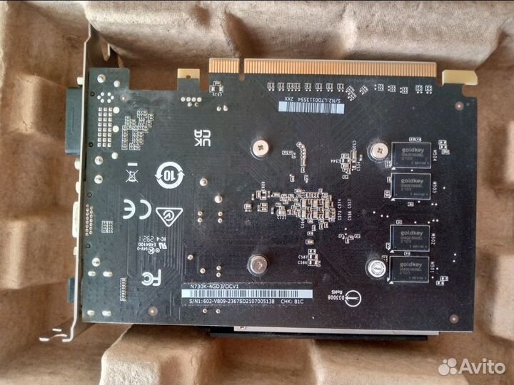 Видеокарта MSI GeForce GT 730 N730K-4GD3/OCV1