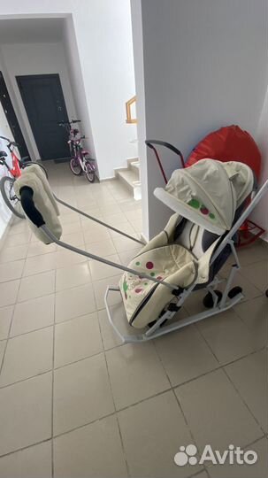 Санки-коляска в идеальном состоянии