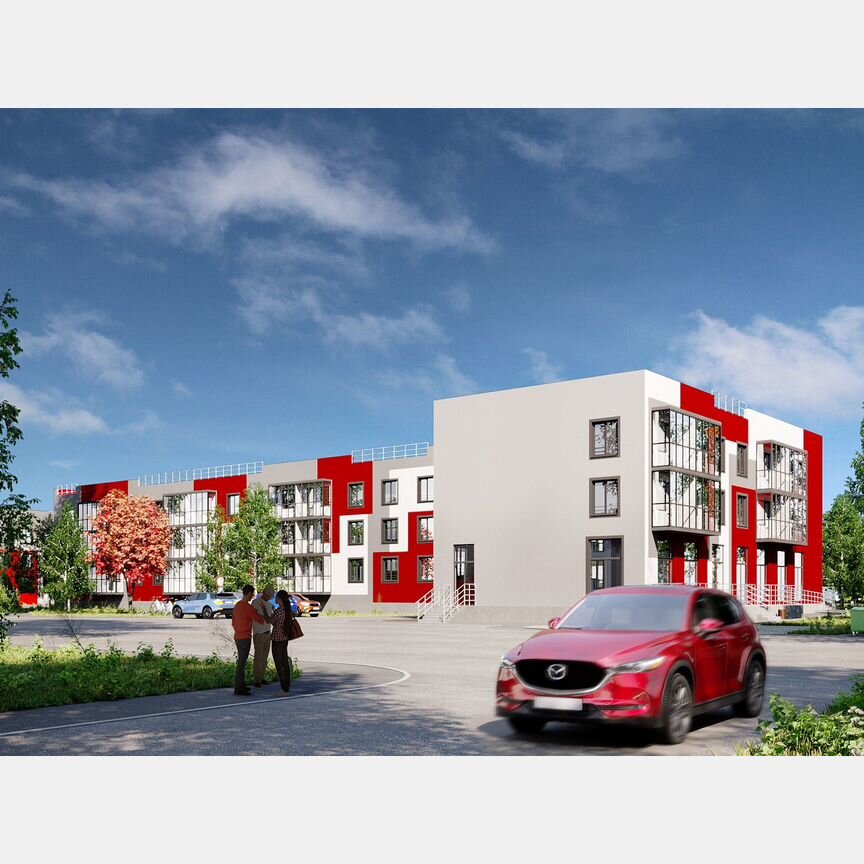 1-к. квартира, 41,3 м², 2/3 эт.