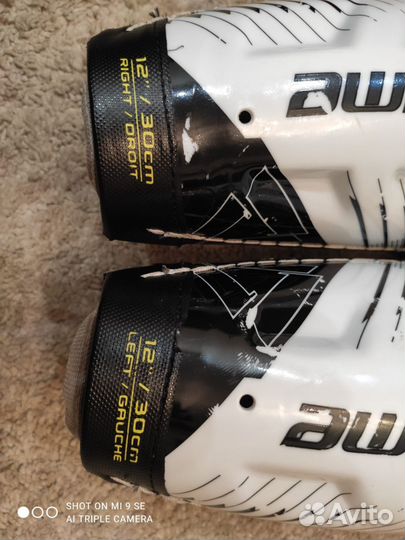 Щитки хоккейные детские Bauer Supreme S170, р 12