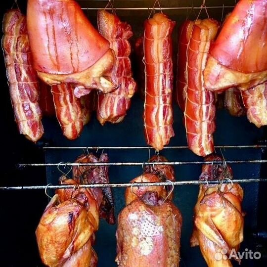 Коптим мясо