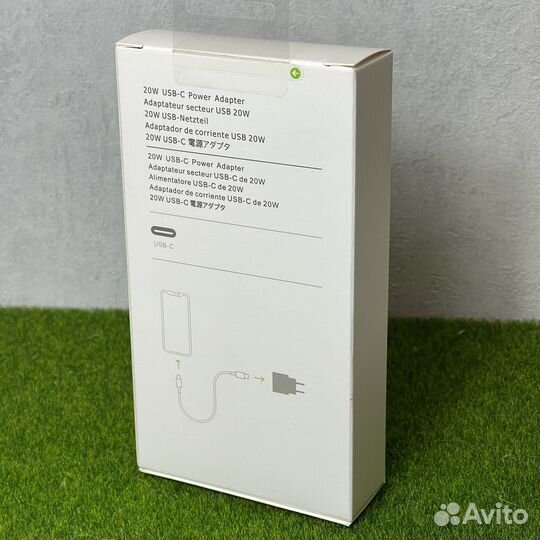 Адаптер Apple 20w + кабель Lightning USB-C