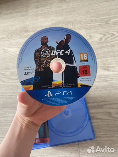 Диски на ps4 ufc 4