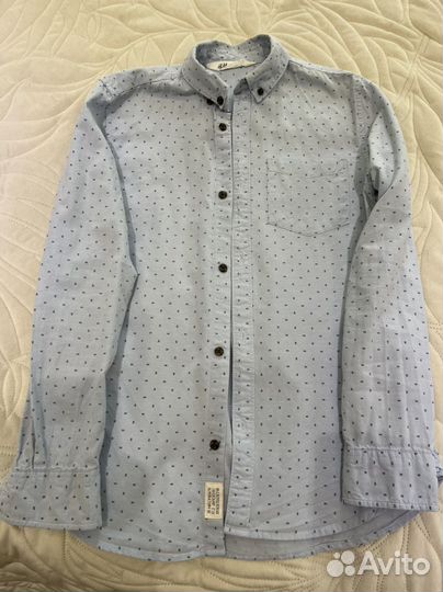 Рубашки четыре штуки на мальчика 152