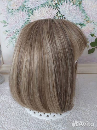 Парик на сетке мелирование