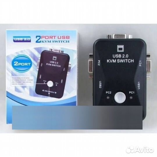KVM переключатель,конвектор,адаптер,VGA,USB,перехо