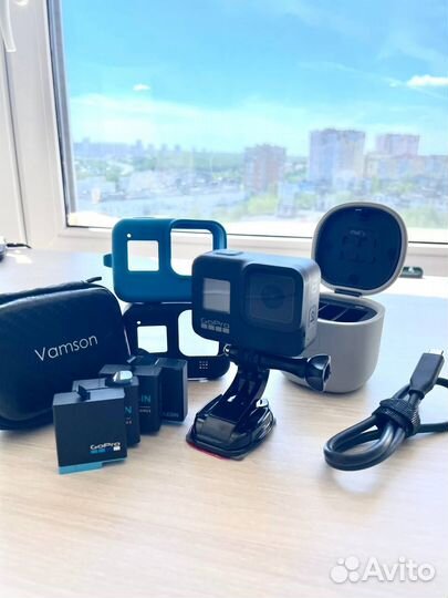 GoPro Hero 8 Black + Аккумуляторы и Аксессуары