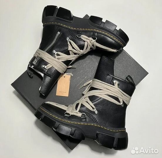 Ботинки Rick Owens x Dr Martens Megalace Boots