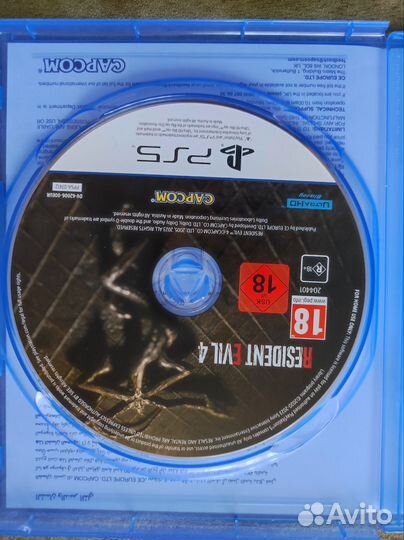 Resident evil 4 remake ps5 диск