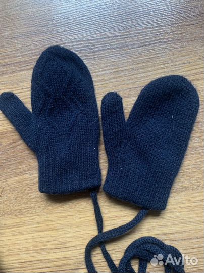 Варежки краги и вязаные. детские