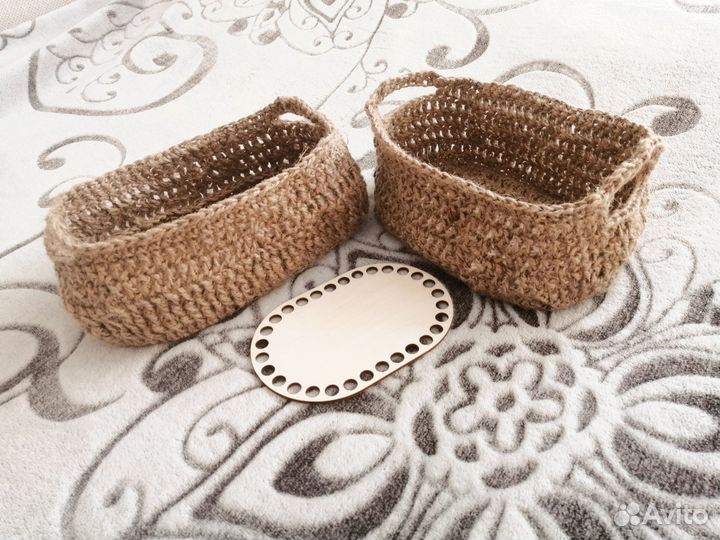 Корзинка из джута