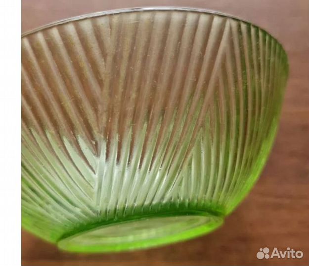 Салатник винтаж зеленое стекло