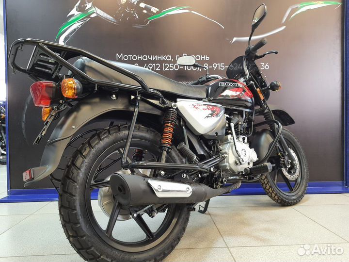 Мотоцикл Bajaj Boxer 150X Чёрный