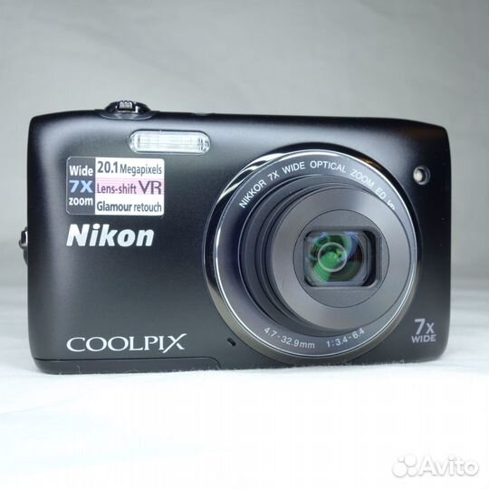 Nikon Coolpix S3500 с коробкой