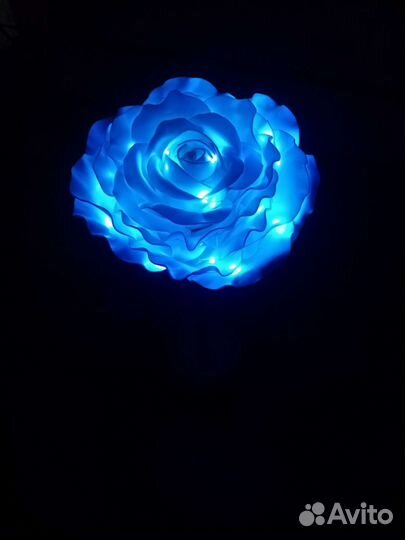 Ростовые цветы из изолона, светильник,торшер, роза