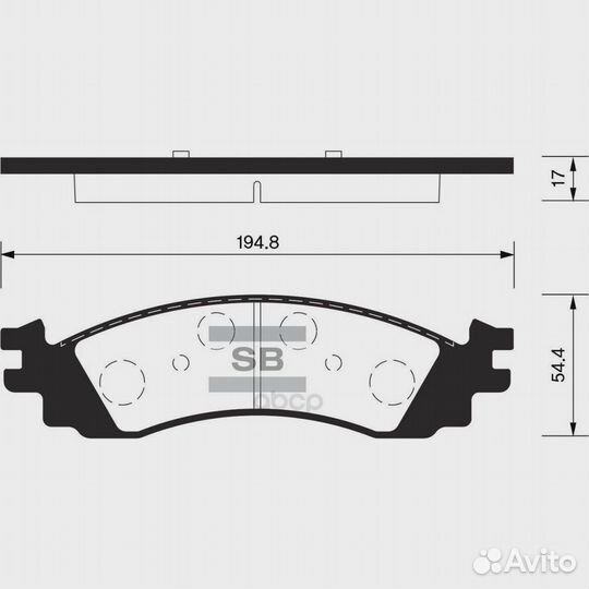 Колодки тормозные дисковые передние Sangsin SP1510