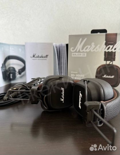 Marshall Major 4 FCO черный/коричневый цвет