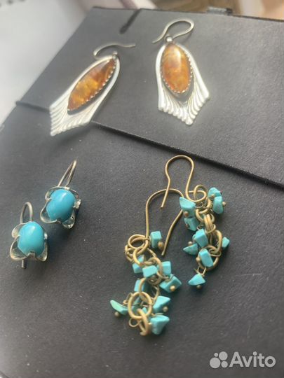 Серьги СССР винтаж