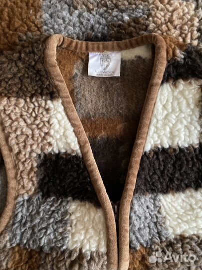 Жилет шерсть, унисекс, 46