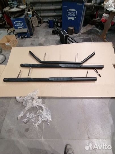 Защита бамера и порогов Mitsubishi asx