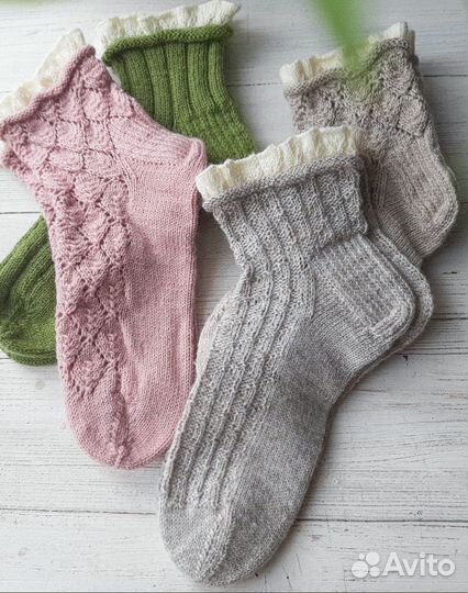 Вязаные носки