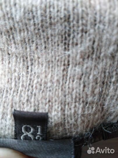 Мужские кожаные перчатки коричневые eleganzza