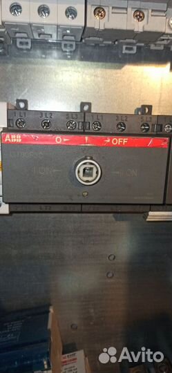 Перекидной рубильник abb 80a