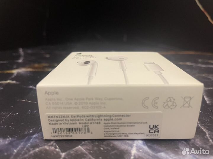 Наушники Apple earpods lightning