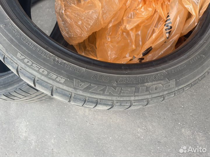 Bridgestone Potenza RE050A 205/45 R17 88V
