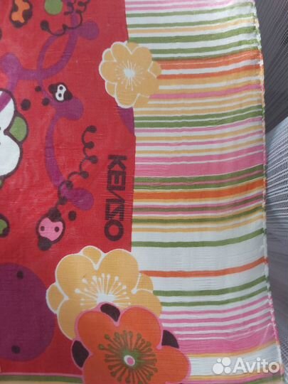 Kenzo, шёлковый платок, оригинал, Италия