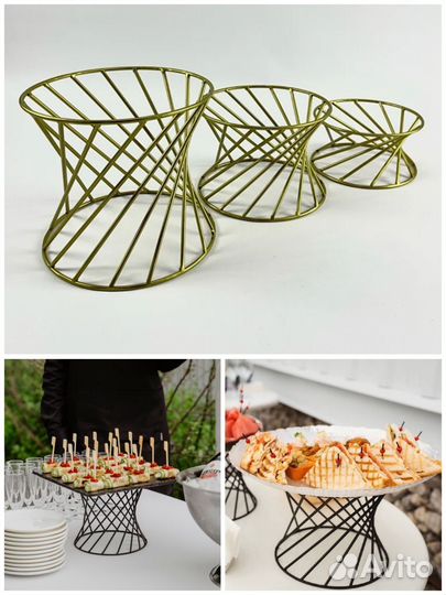 Фуршетные стойки подставки.Этажерки для подачи еды