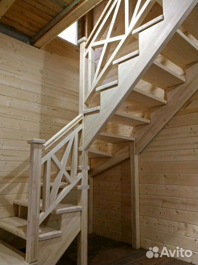 Лестницы деревянные