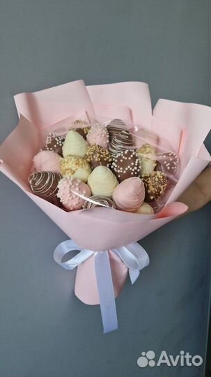 Букет из клубники в шоколаде