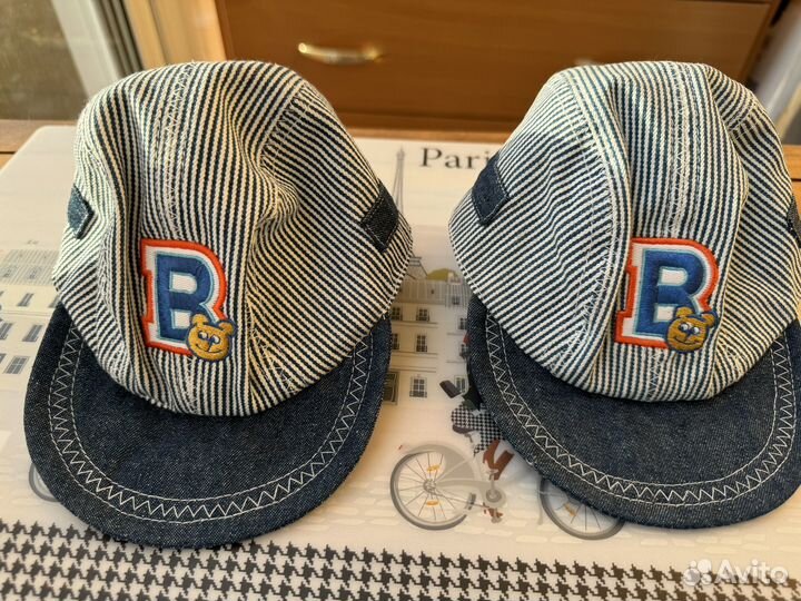 Бейсболка джинсовая детская