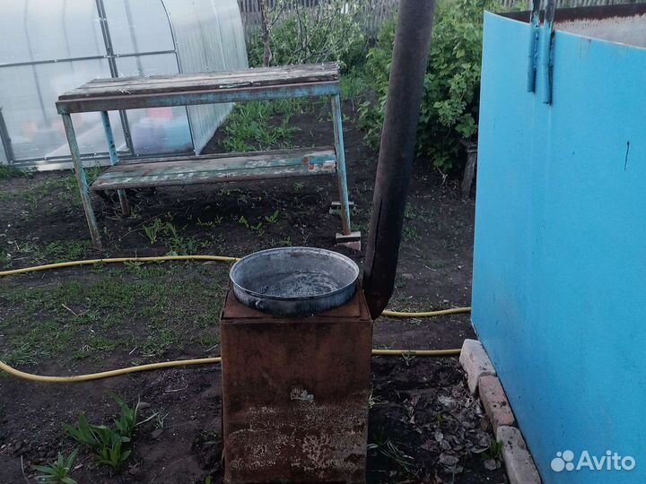 Печь чугунная под казан