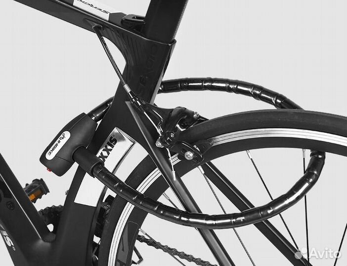 Противоугонный стальной трос замок Inbike 85 см