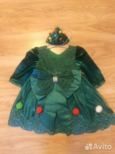 Костюм Елочки на 2-3 года, р.86