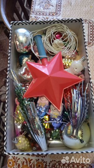 Ёлочные новогодние игрушки СССР