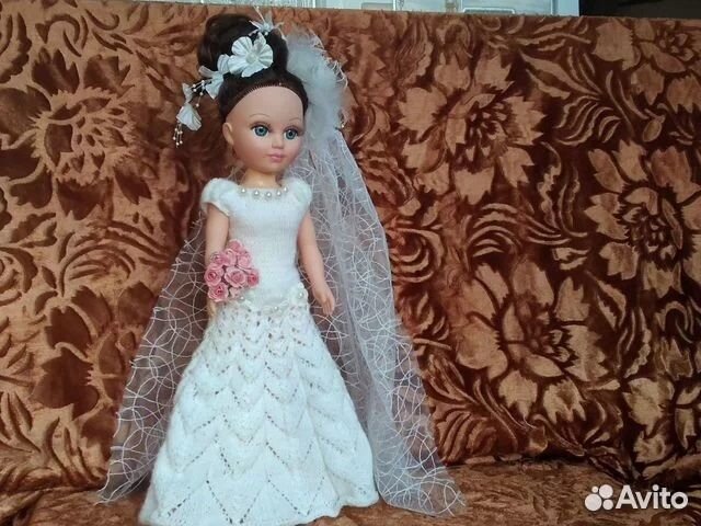 Новая кукла - невеста с приданным, озвученная, 42с