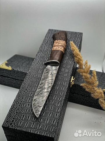 Нож имитация Дамаска