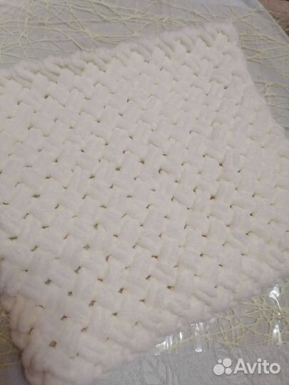 Плед детский вязаный ручная работа