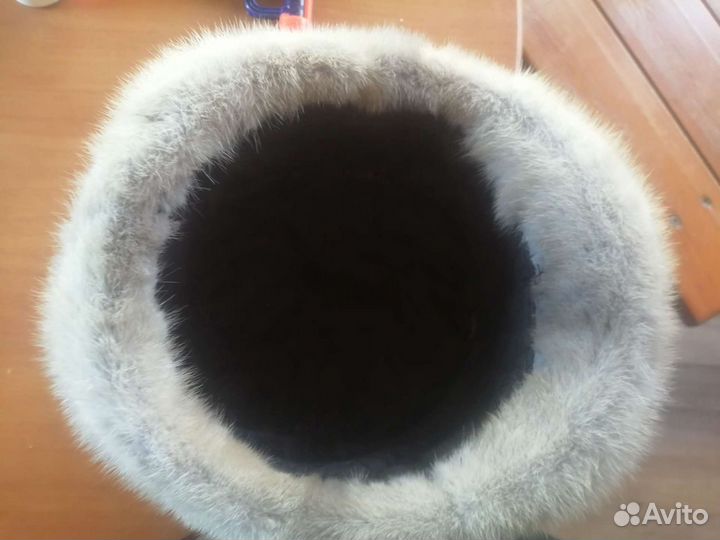 Норковая шапка мужская 56-57