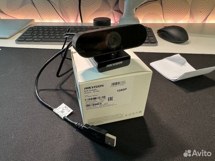 Веб-камера Hikvision DS-U02 Black