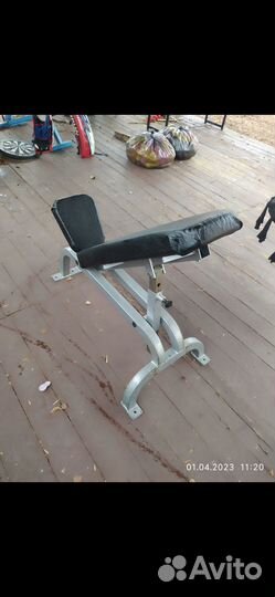 Скамья,парта Скотта, стойки профессиональный