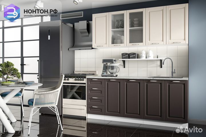 Кухня Вита 2.0 м шато крем / арабика