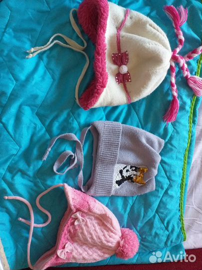 Шапка для девочки на 1годик до 1.8,мес