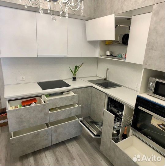 Кухонный гарнитур на заказ. Под ключ